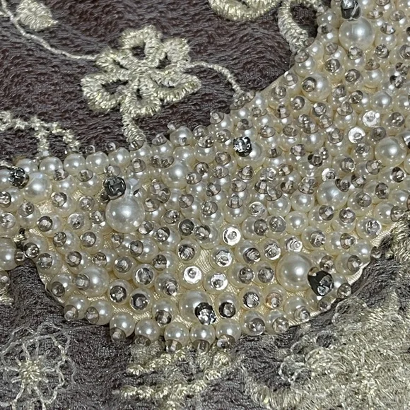 ANTHROPOLOGIE MOULINETTE SOEURS Lace Beaded Blouse - Picture 9 of 15